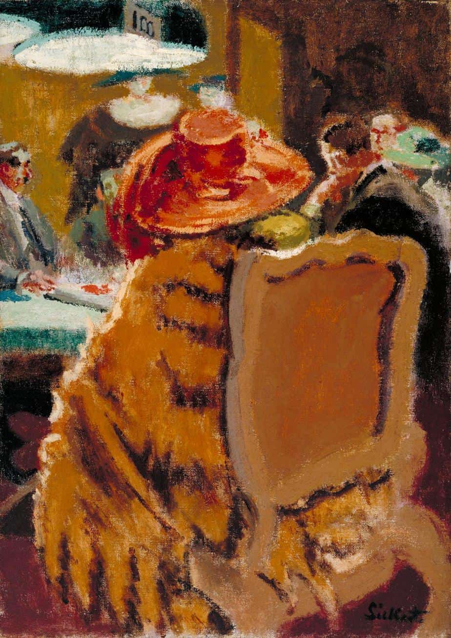 Baccarat - the Fur Cape 1920 Walter Richard Sickert 1860-1942