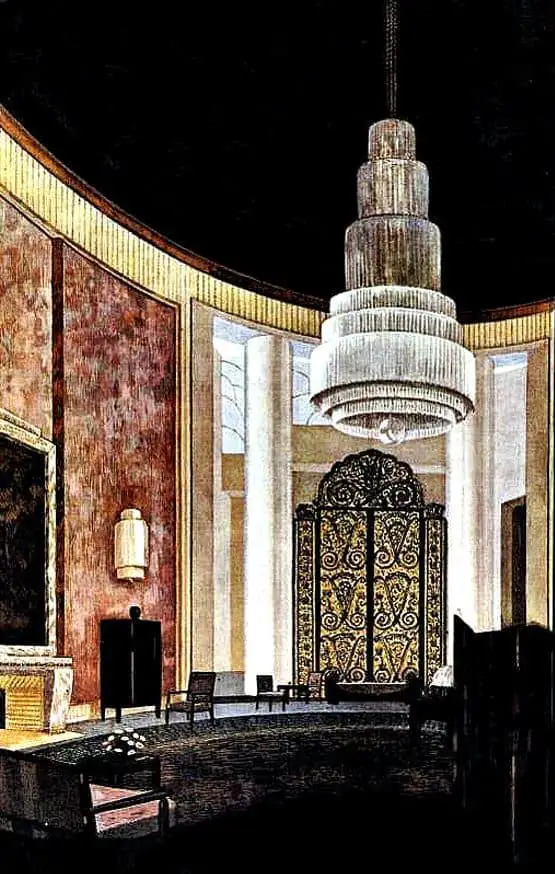 “Grand Salon” Hôtel du Collectioneur, Paris 1925. Arch. Emile Jaques Ruhlmann