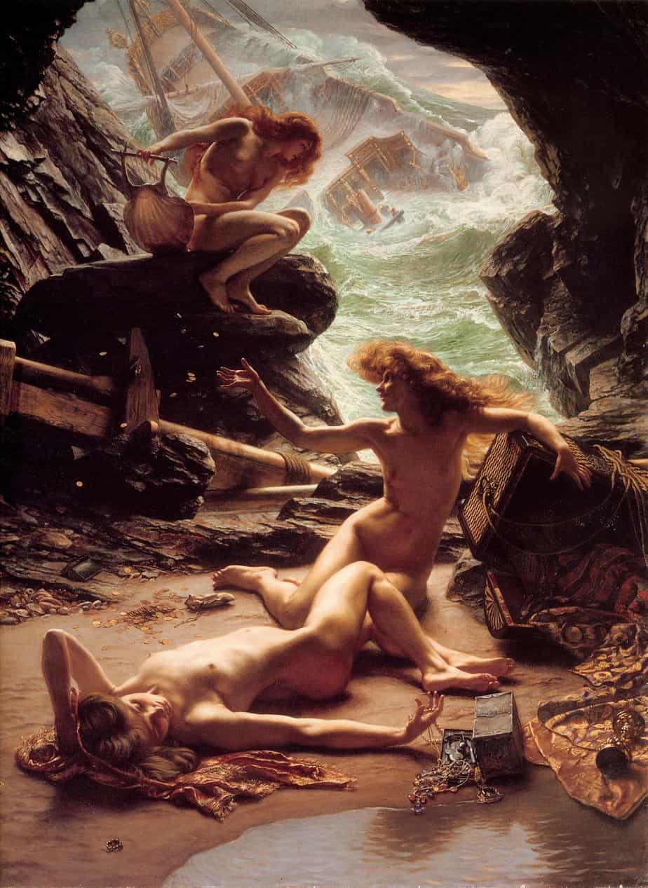 Edward John Poynter - Cave of the Storm Nymphs