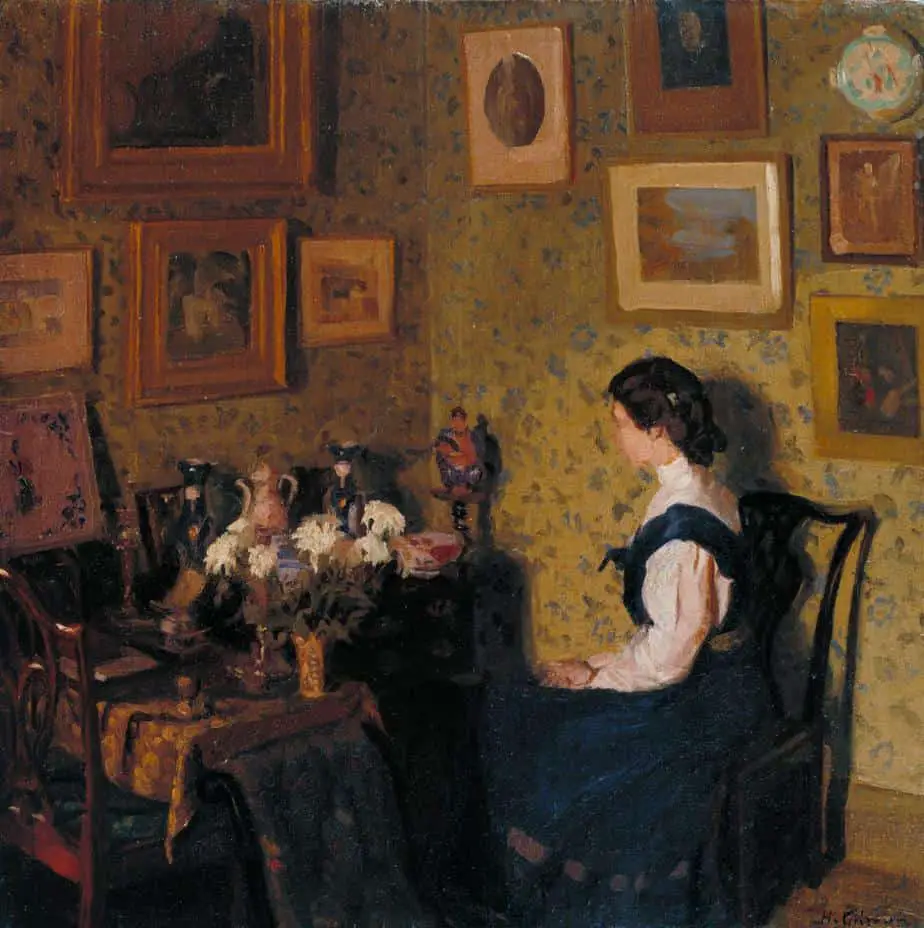 Edwardian Interior c.1907 by Harold Gilman 1876-1919