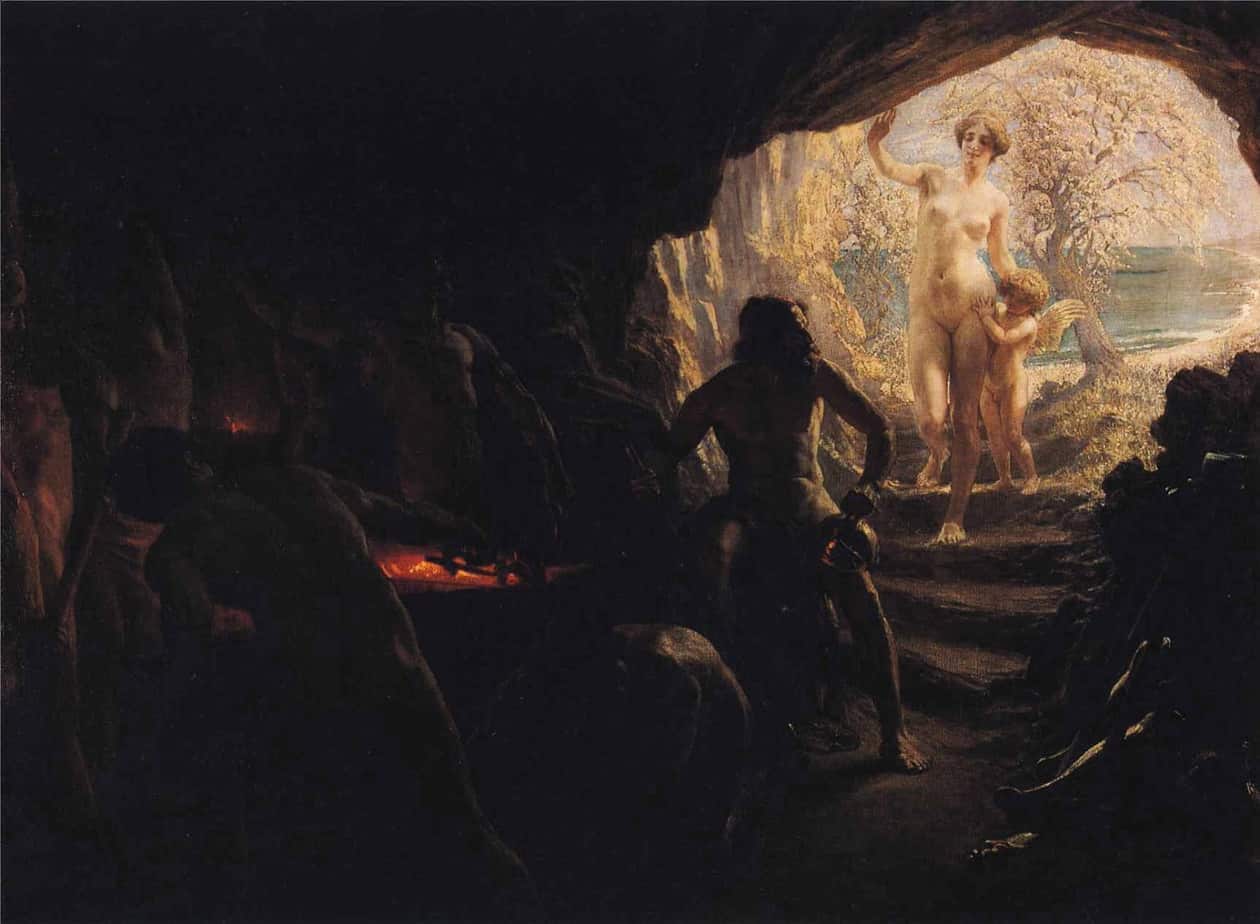 Sigismund Christian Hubert Goetze - Venus Visits Vulcan 1909