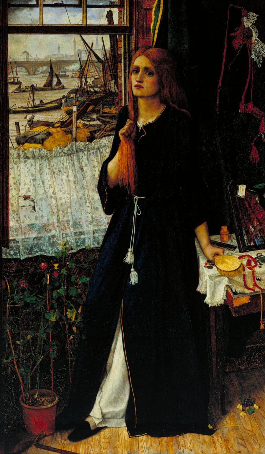 Thoughts of the Past exhibited 1859 John Roddam Spencer Stanhope 1829-1908