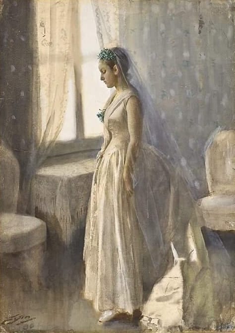 Anders Zorn, (Swedish ,1860 - 1920) The Bride, 1886
