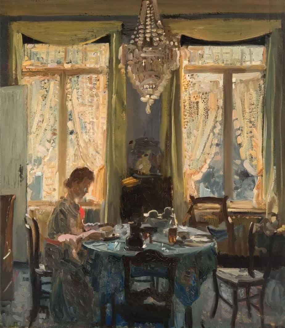 Jacques Maes (Belgian,1905 - 1964) Breakfast
