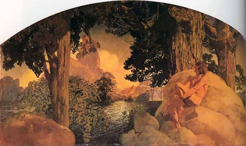 Maxfield Parrish - Dream Castle in the Sky