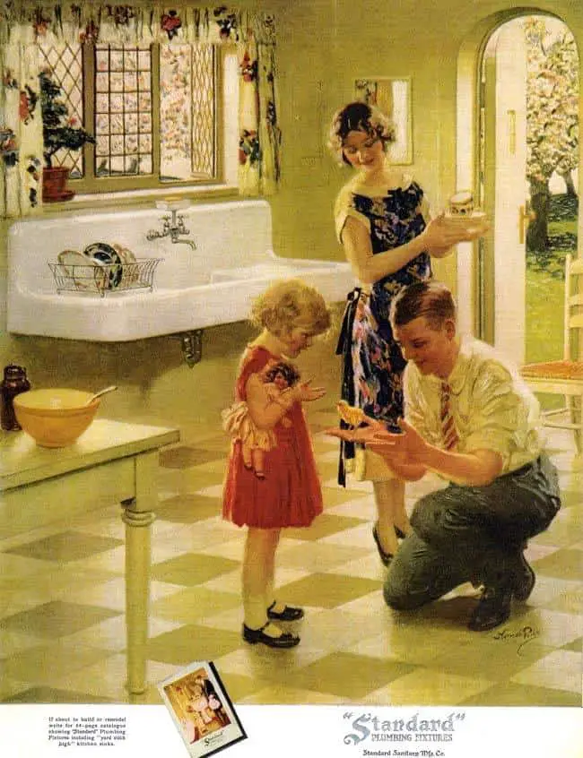 Norman Mills Price American 1877-1951 advertisement for plumbing fixtures