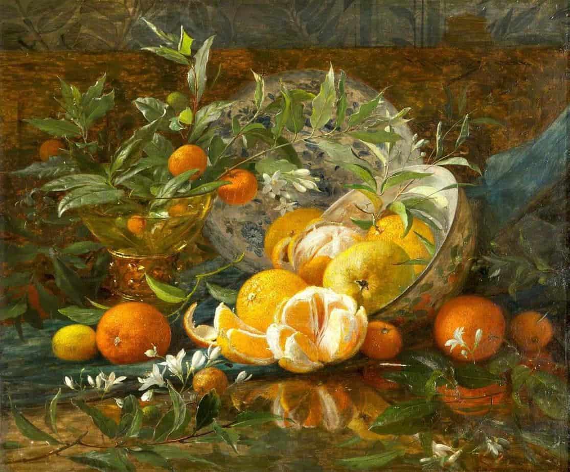 William Jabez Muckley (British, 1829 - 1905) Oranges
