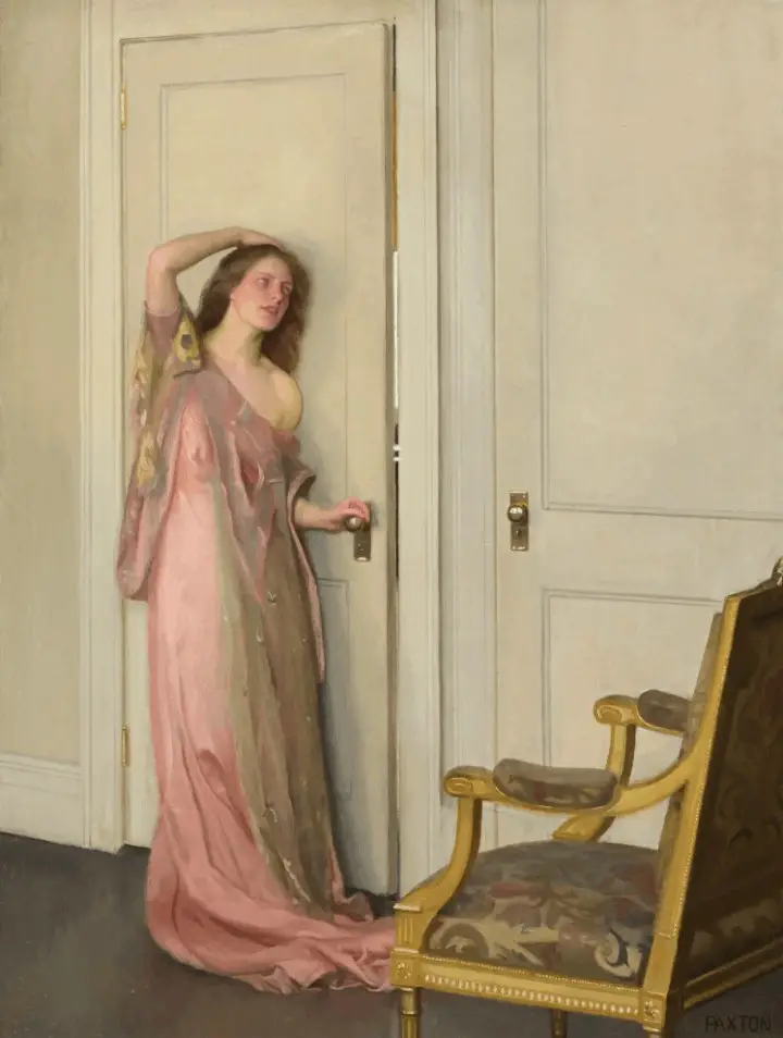 William McGregor Paxton - The Other Door, 1917