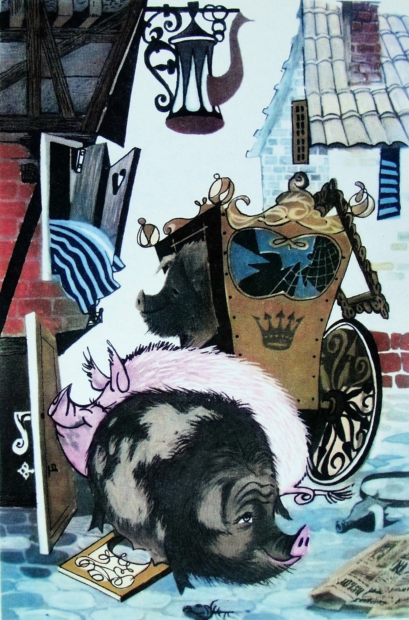 "Pigs" by Hans Christian Andersen Illustrator Gennady Novozhilov