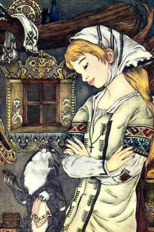 Adrienne Segur, French (1901-1981) 'Baba Yaga's Cat.'