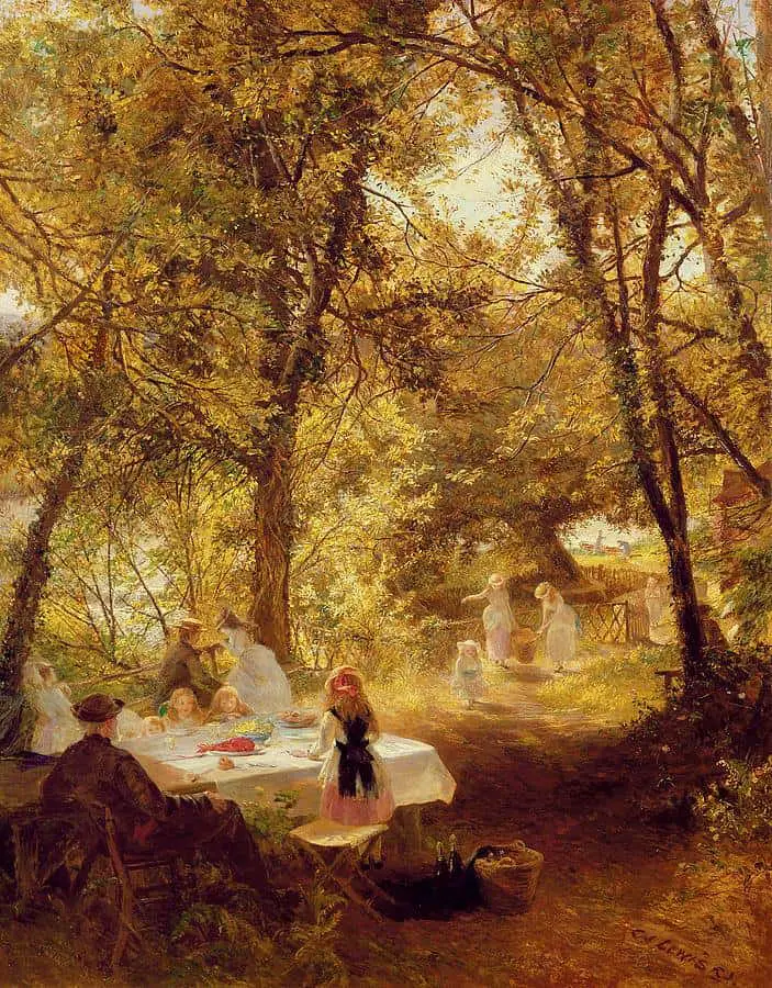 Charles James Lewis, 1830-1892 British  The Picnic