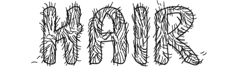 hairy hair