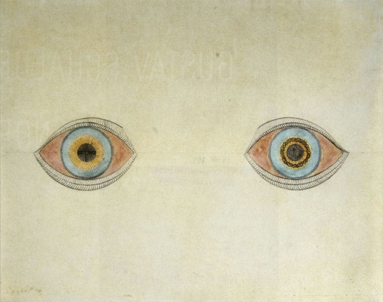 My Eyes in the Time of Apparition by August Natterer 1913