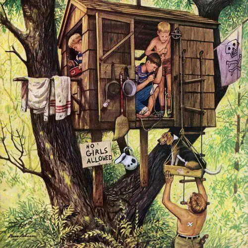 Tree Houses, Forts and Huts in Children’s Illustration