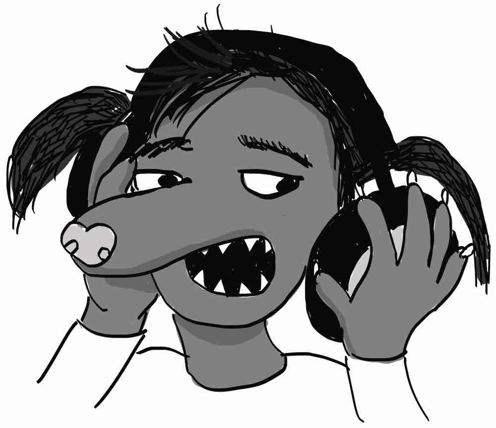 "I don't like dis beat, doh."
"Hey doc, can I have words wif da DJ?"