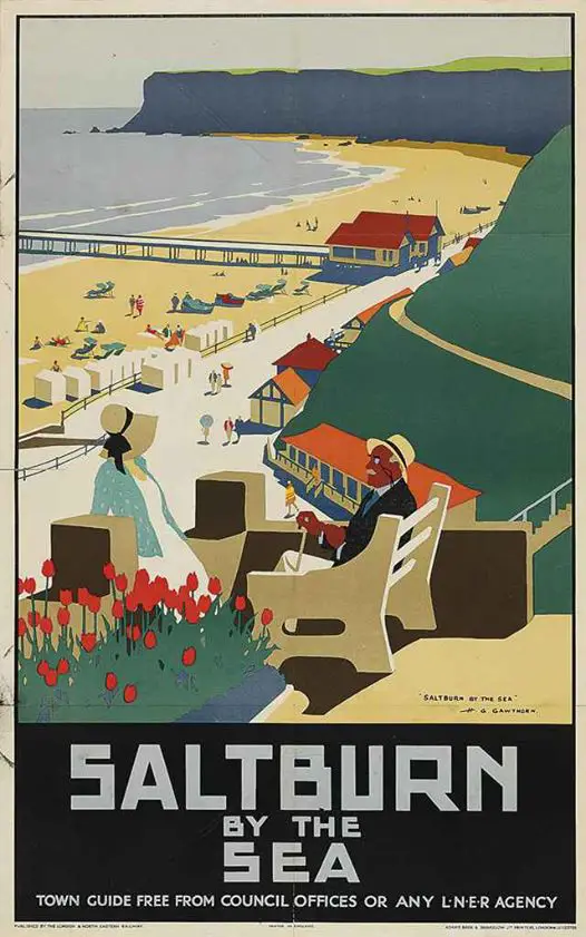 Saltburn By The Sea Henry George Gawthorn (1879-1941)