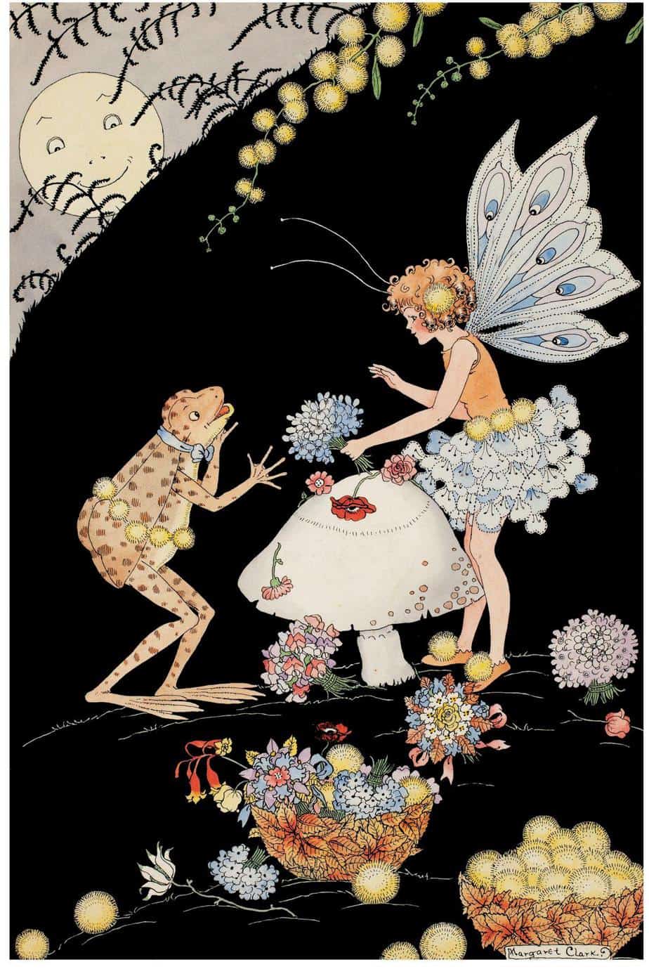 The Flower Shop Fairy by Margaret Clark 1901-2001 black