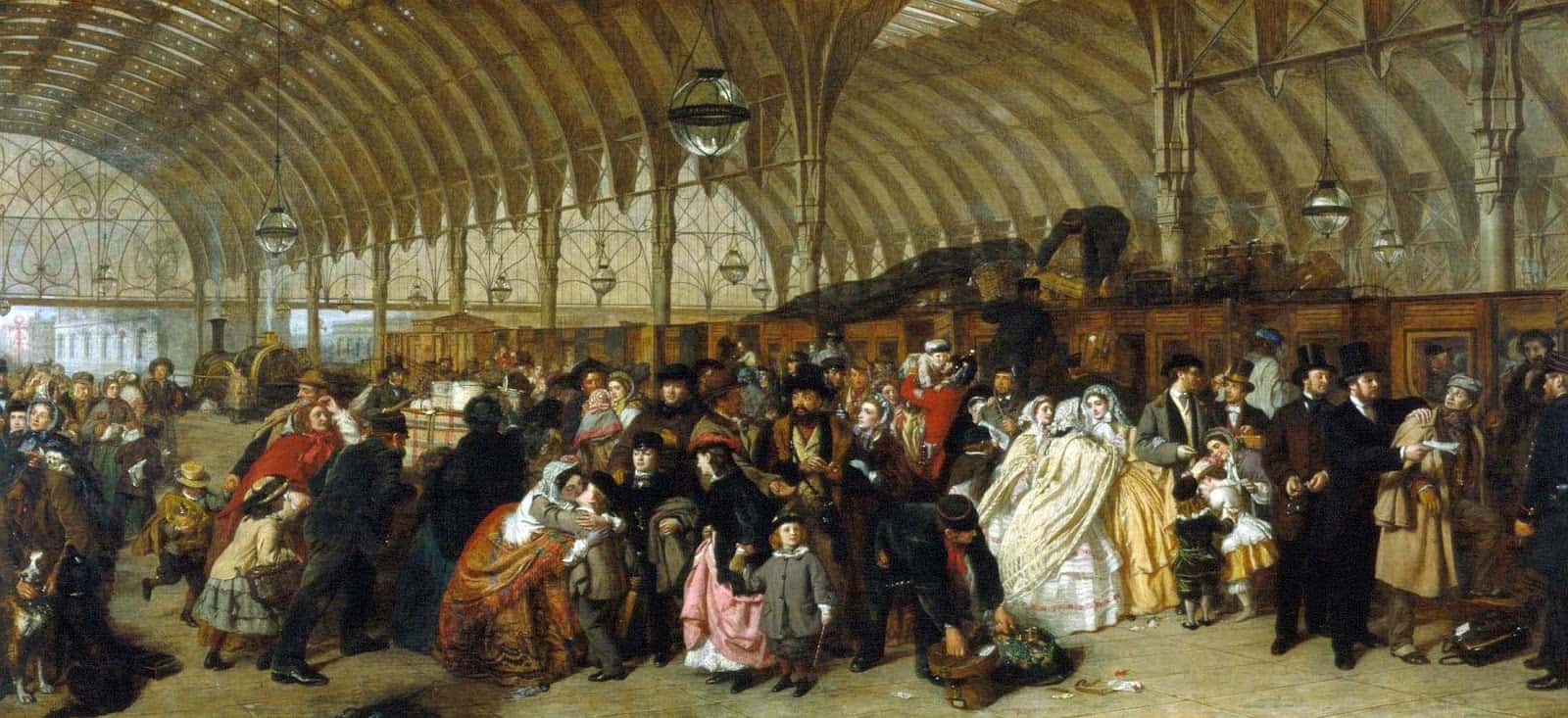 William Powell Frith - The Railway Station