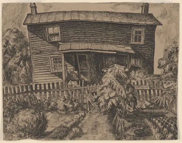 Tumble Timbers (study drawing), around 1925–26, by Wanda Gág