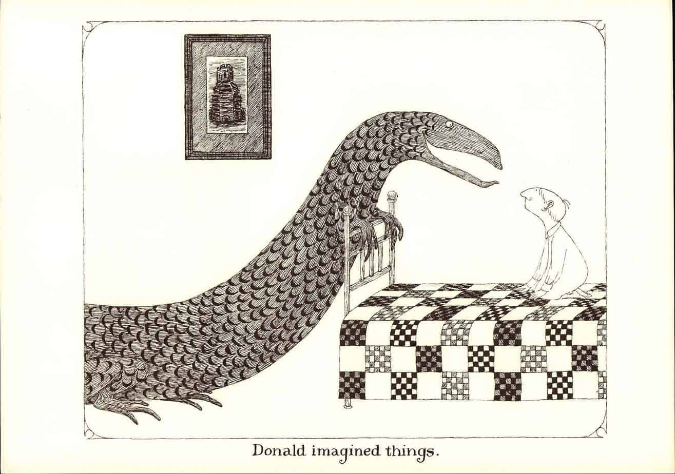 Edward Gorey Donald imagined things