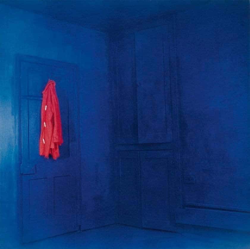John Hilliard Red Coat, Blue Room, 1969