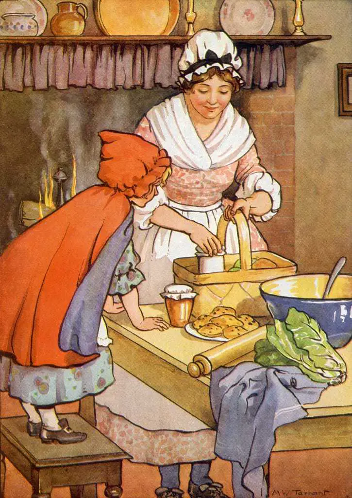 Margaret Tarrant (1888 - 1959) Little Red Riding Hood