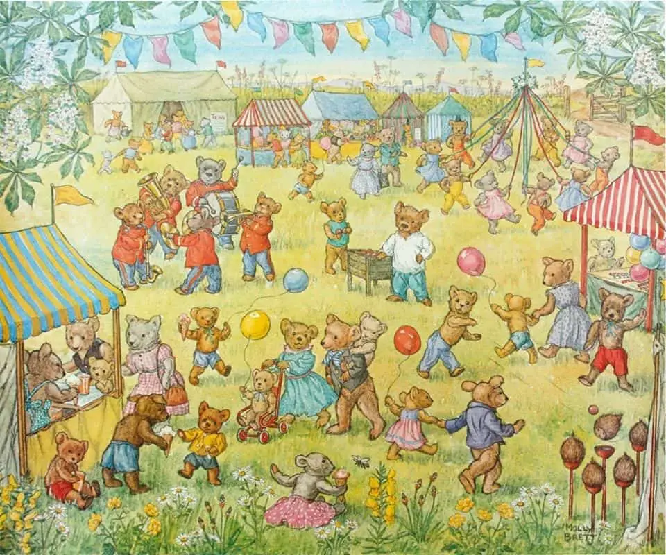 Molly Brett (1902–1990) was an English illustrator and children's author fair balloons