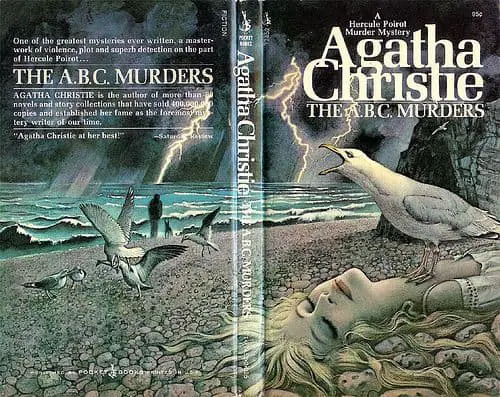 The ABC Murders Agatha Christie art by Tom Adams seagull seaside