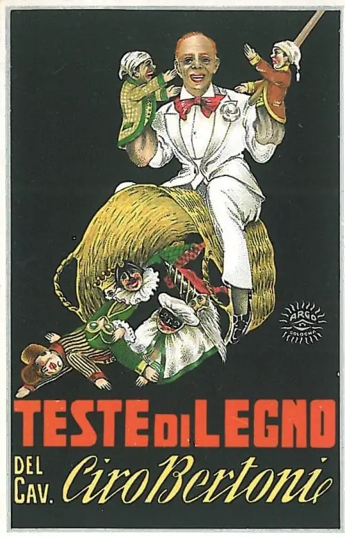 'The Wooden Heads of Ciro Bertoni Esq.' Poster by Argo, circa 1930
