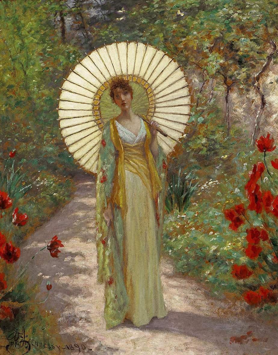 William John Hennessy - The Japanese Parasol 1890