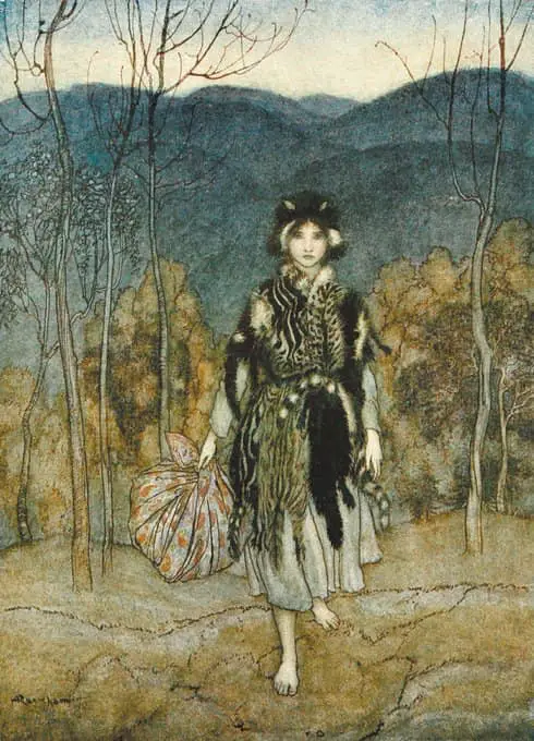 Catskin, Arthur Rackham, 1922