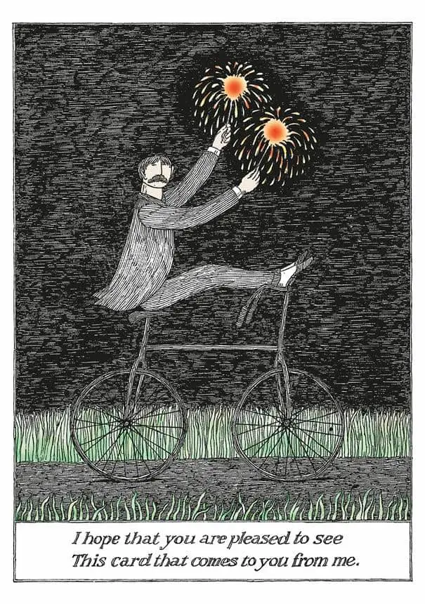 Edward Gorey I hope you are pleased to see this card