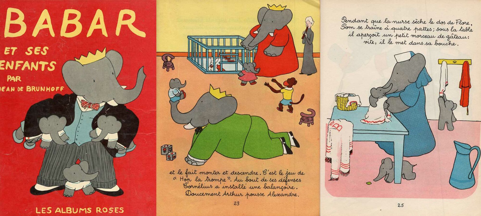 From Brunhoff, Jean, BABAR and his Children, 1953