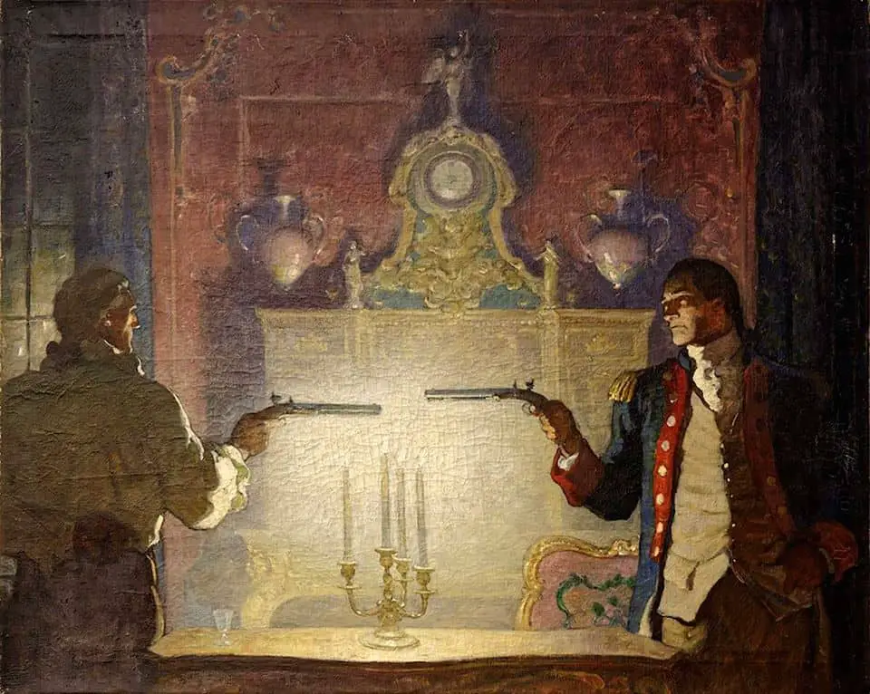 N.C. Wyeth, The Duel, 1922