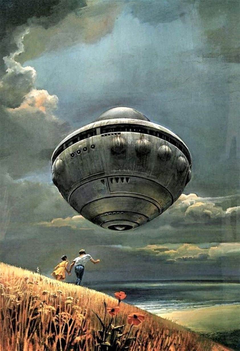 Bruce Pennington (born 1944) 1970 book cover illustration for A.E. van Vogt's Children of Tomorrow