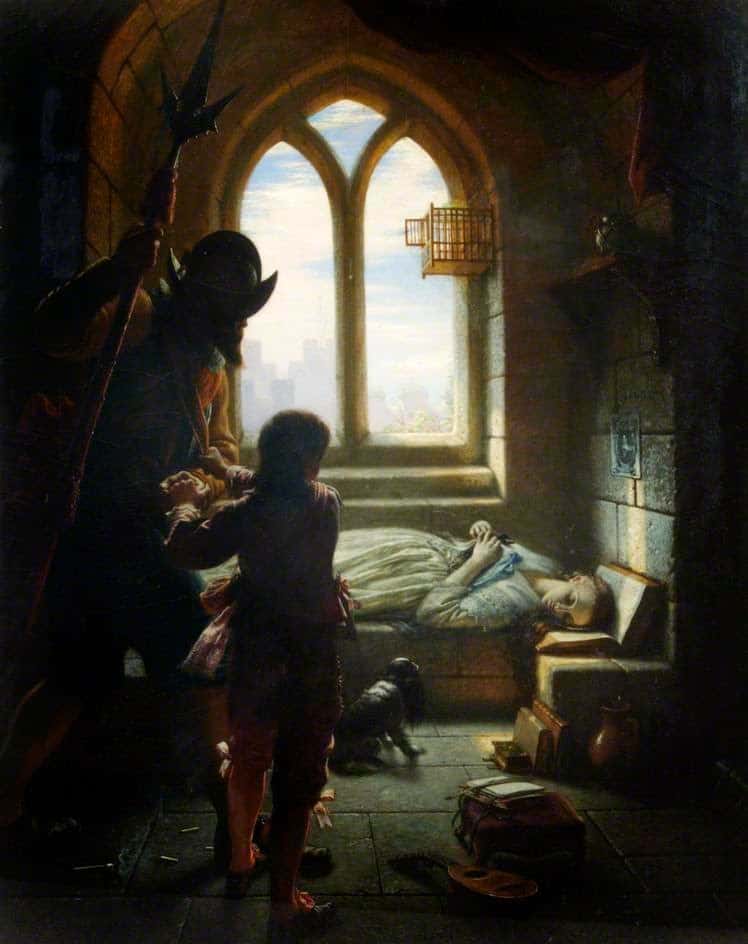 Charles West Cope - The Royal Prisoners