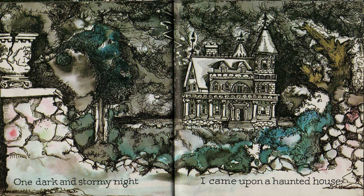 Illustration from The Haunted House, by Bill Martin, Jr. Illustrated by Peter Lippman and Ray Barber. Holt, Rinehart and Winston, 1970
