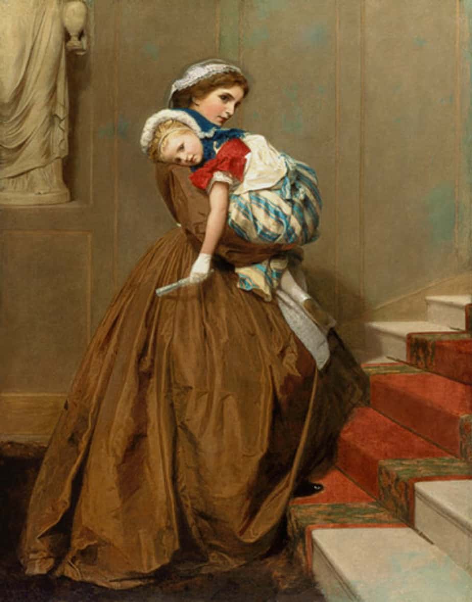James Hayllar - Miss Lily's Return from the Ball