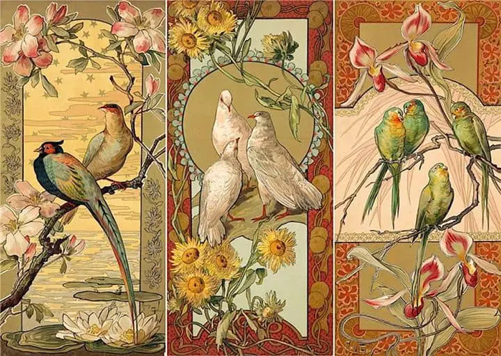 Mary Golay- The Birds, 1900