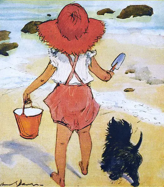 Postcard by Muriel Dawson (1897-1974)