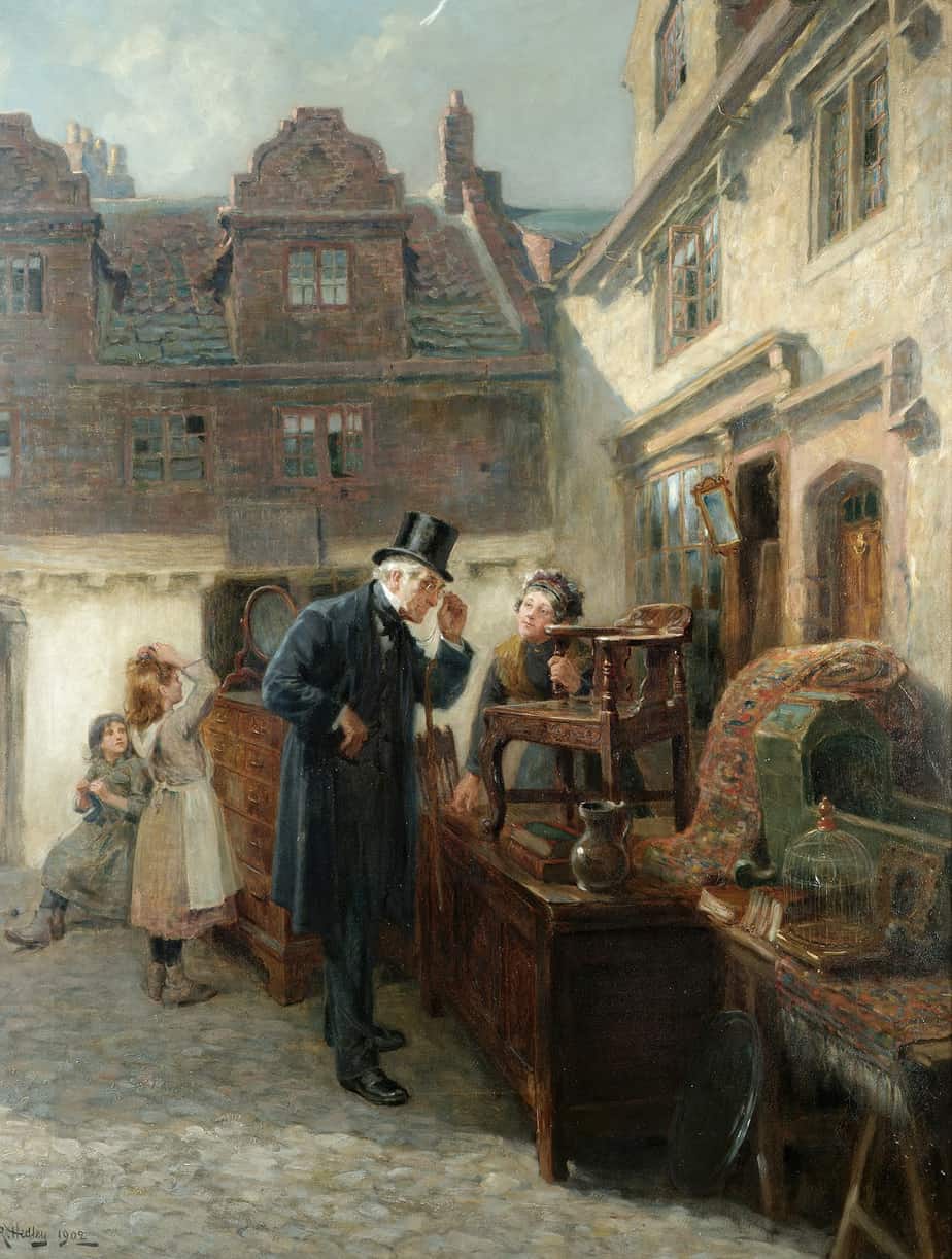 Ralph Hedley - Real Antique