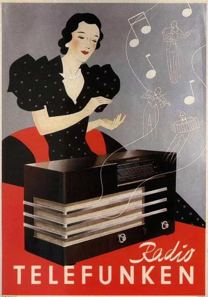 1935 Radio Telefunken advertisement