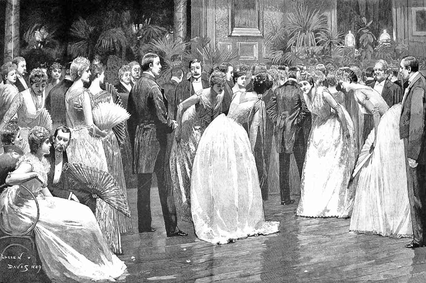 A Christmas Dance - The Lancers 1889