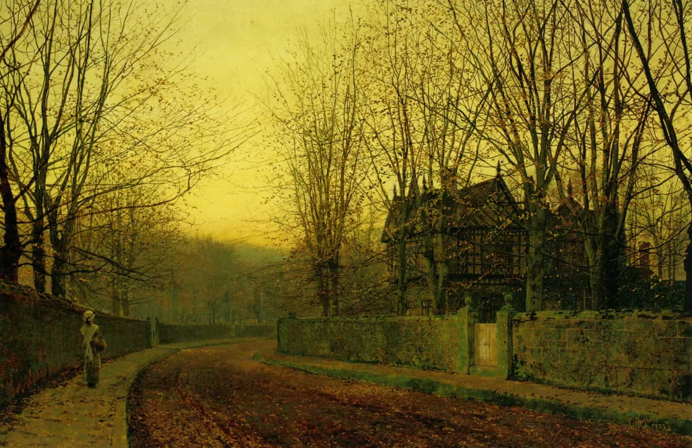 Atkinson Grimshaw - The Last Gleam