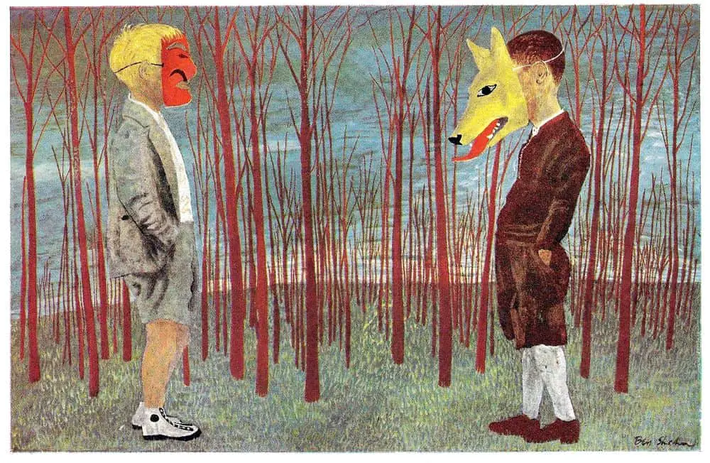 Ben Shahn, Illustration for Peter and the Wolf, 1943
