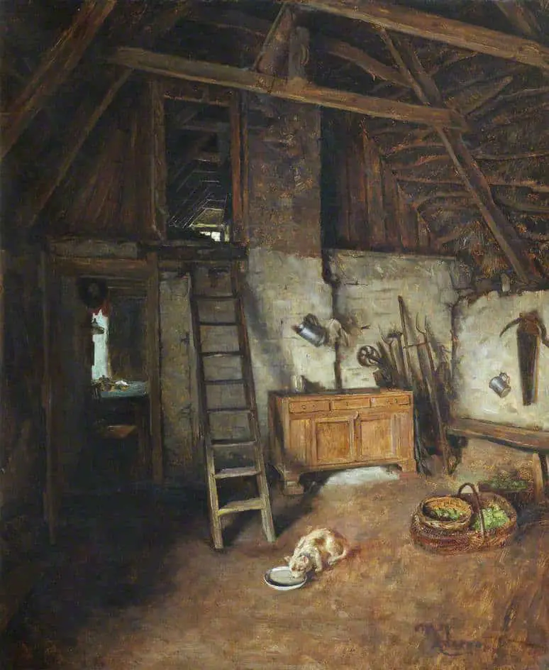 Charles Martin Hardie - Interior, Ancrum