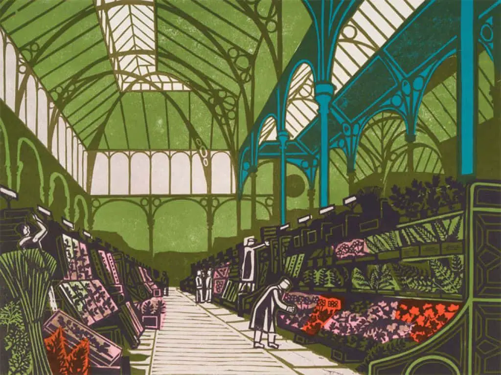 'Covent Garden Flower Market' (1967) by Edward Bawden