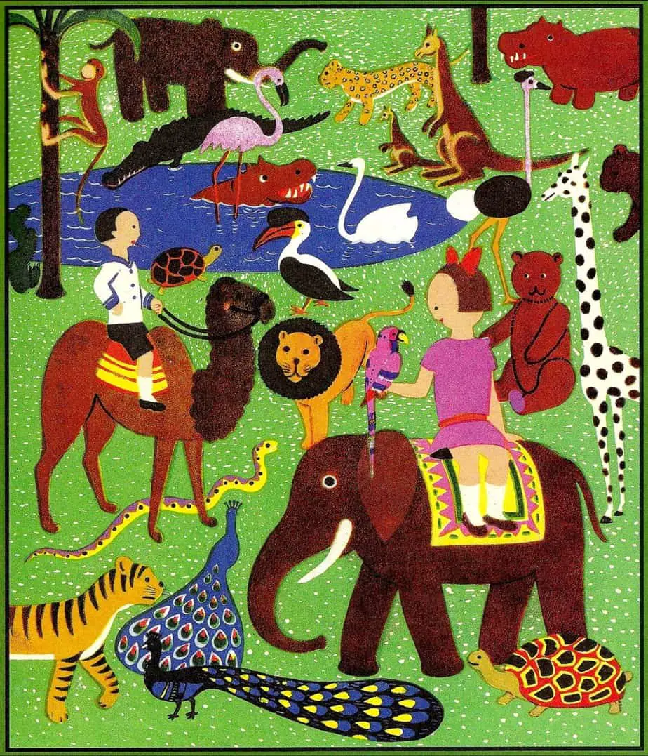 DIE WUNDERFAHRT (1929) Sándor Bortnyik jungle carnivalesque