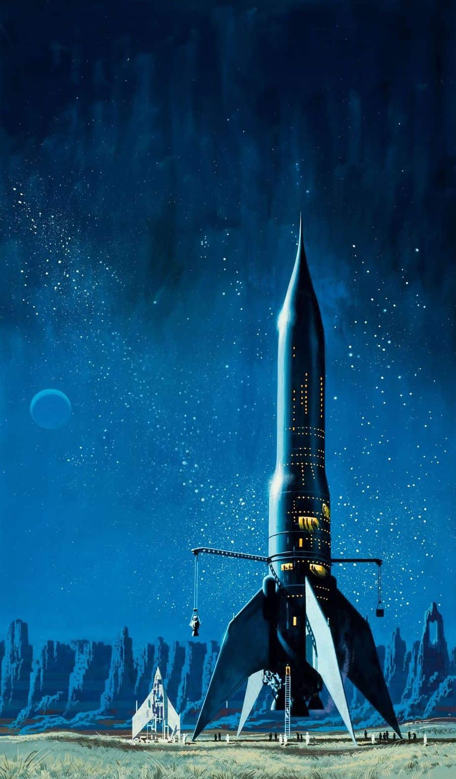Dean Ellis (1920 - 2009) 1971 book cover for Star Born by Andre Norton