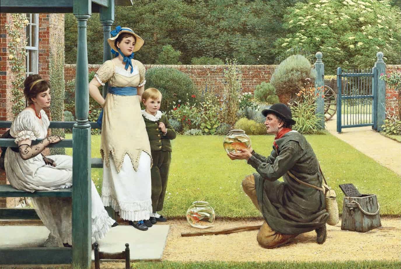 George Dunlop Leslie - The Goldfish Seller